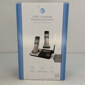 AT&T 2 Handset Answering System w/ Smart Call Blocker,‎ Caller ID, CL83027 WORKS